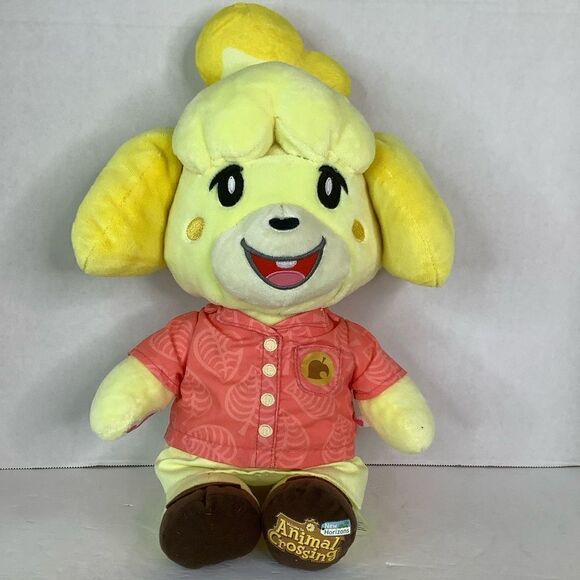 Animal Crossing New Horizons Build A Bear Isabelle in Summer Outfit Yellow 21” - Picture 2 of 12